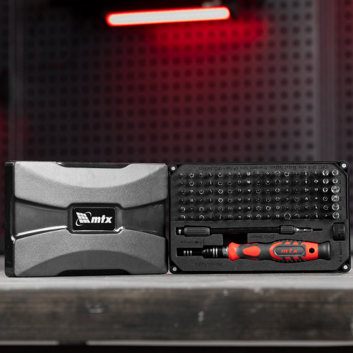 Набор для точных работ 107 в 1, универсальный, сталь CrV MTX по ценам производителя в Москве с доставкой по всей России