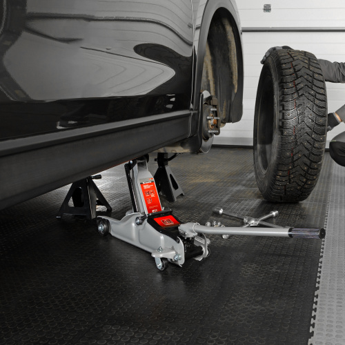 Домкрат гидравлический подкатной, 2 т, Low Profile, 85-330 мм Matrix по ценам производителя в Москве с доставкой по всей России