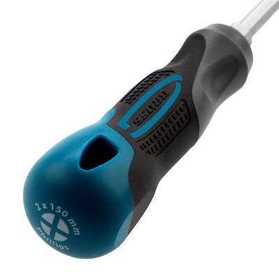 Отвертка PH2 x 150 мм, S2, трехкомпонентная ручка Gross по ценам производителя в Москве с доставкой по всей России