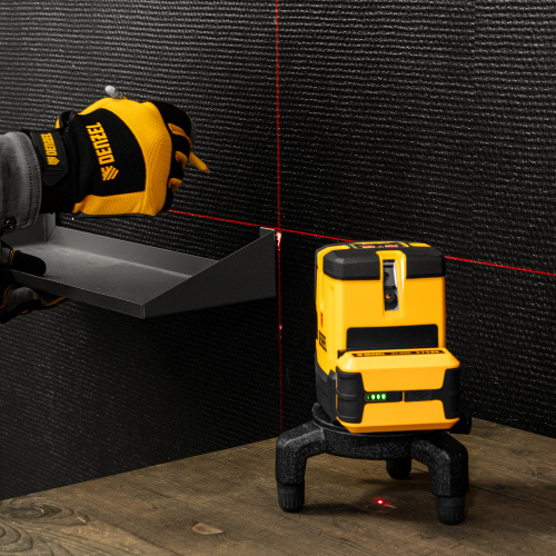 Лазерный уровень LX 05 Red, 20 м, 635 нм, аккумулятор Li 5200 mAh, резьба 5/8" Denzel по ценам производителя в Москве с доставкой по всей России