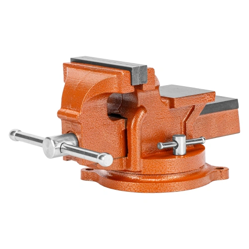 Тиски слесарные, 100 мм, поворотные, с наковальней Sparta по ценам производителя в Москве с доставкой по всей России