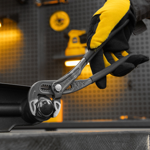 Клещи переставные, кнопочный механизм, обливные рукоятки, 250 мм Denzel по ценам производителя в Москве с доставкой по всей России