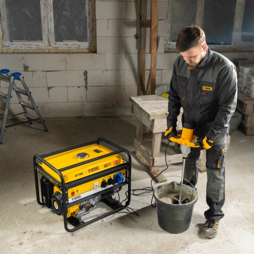 Генератор бензиновый GE 7900, 6.5 кВт, 220 В/50 Гц, 25 л, ручной пуск Denzel по ценам производителя в Москве с доставкой по всей России