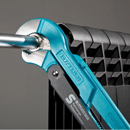 Ключ трубный рычажный 2, №3, цельнокованый, CrV, тип "S" Gross по ценам производителя в Москве с доставкой по всей России