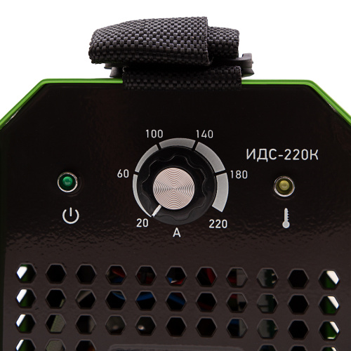 Инверторный аппарат дуговой сварки ИДС-220K, 220 А, ПВ 80%, диаметр электрода 1,6-5 мм Сибртех по ценам производителя в Москве с доставкой по всей России