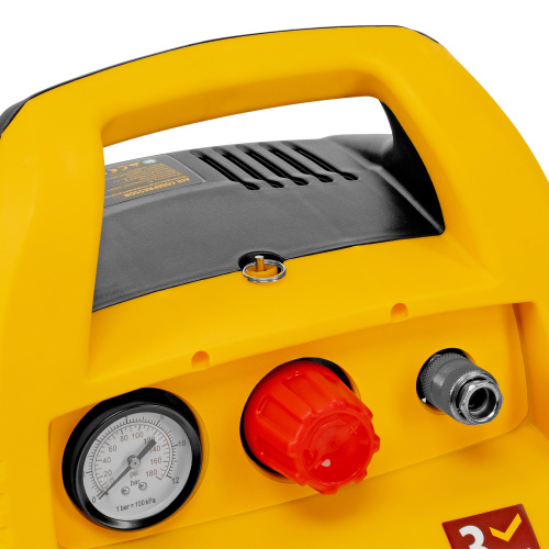 Компрессор воздушный безмасляный РС 1/6-180,1, 1 кВт, 180 л/мин, 6 л Denzel по ценам производителя в Москве с доставкой по всей России