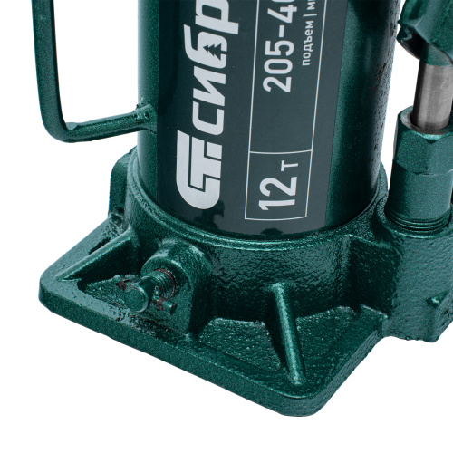 Домкрат гидравлический бутылочный, 12 т, 205-400 мм Сибртех по ценам производителя в Москве с доставкой по всей России