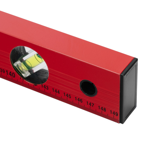 Уровень алюминиевый, 1500 мм, 3 глазка, красный, линейка Matrix по ценам производителя в Москве с доставкой по всей России