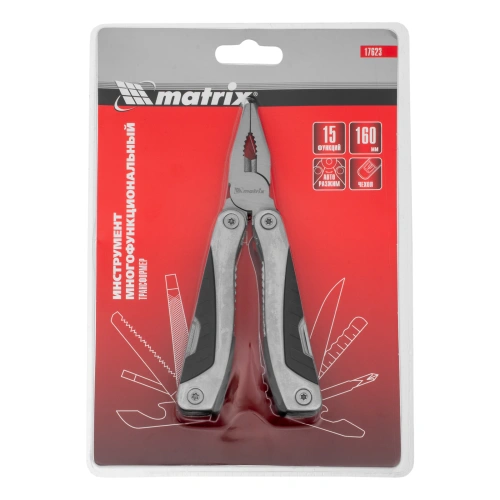 Трансформер, 15 функций, авторазжим, в чехле, 160 мм Matrix по ценам производителя в Москве с доставкой по всей России