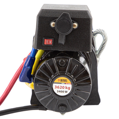 Лебедка автомобильная электрическая LB-3000.3.6 т, 3.4 кВт, 12 В Denzel купить в Москве с доставкой по всей России | ProtosMarket.ru