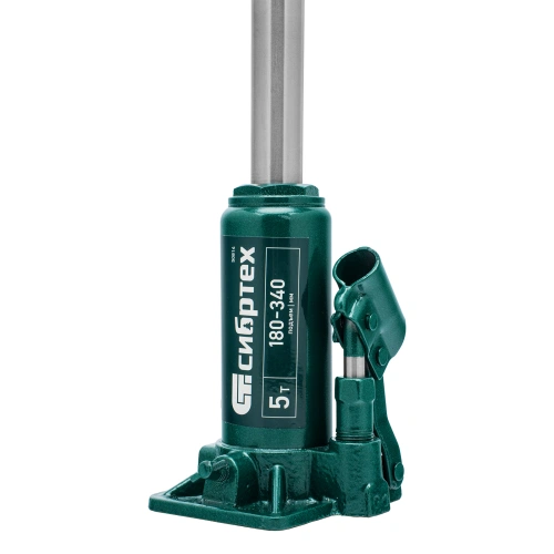 Домкрат гидравлический бутылочный, 5 т, 180-340 мм, в пласт. кейсе Сибртех по ценам производителя в Москве с доставкой по всей России