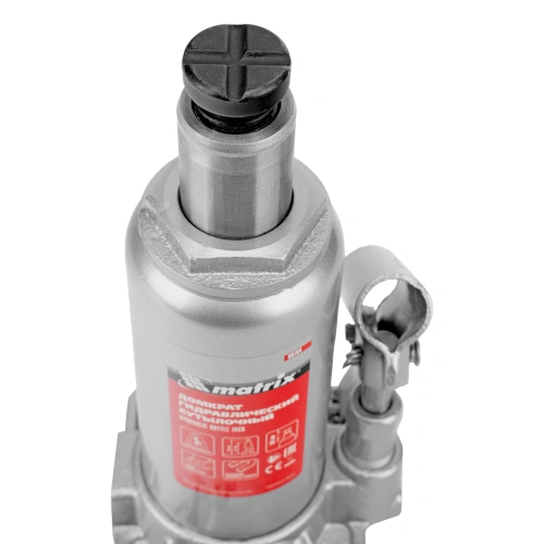 Домкрат гидравлический бутылочный, 5 т, h подъема 197-382 мм Matrix по ценам производителя в Москве с доставкой по всей России