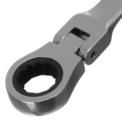 Ключ комбинированный трещоточный, 14 мм, CrV, шарнирный, зеркальный хром Matrix Professional по ценам производителя в Москве с доставкой по всей России