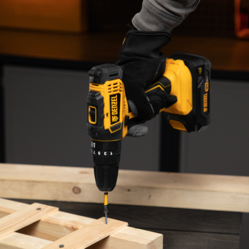 Дрель-шуруповерт аккумуляторная ударная CID-18-02BM, Li-Ion, 18 В, 2 акк. Denzel по ценам производителя в Москве с доставкой по всей России