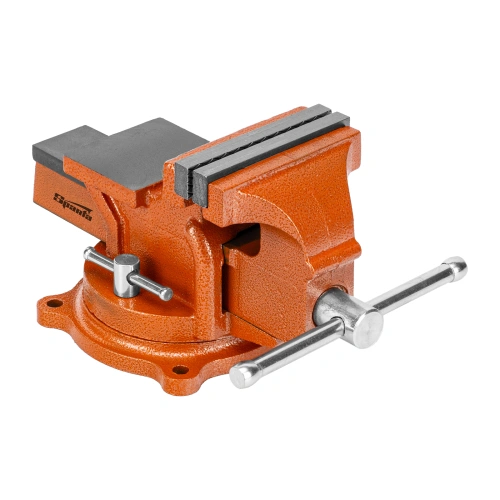 Тиски слесарные, 100 мм, поворотные, с наковальней Sparta по ценам производителя в Москве с доставкой по всей России