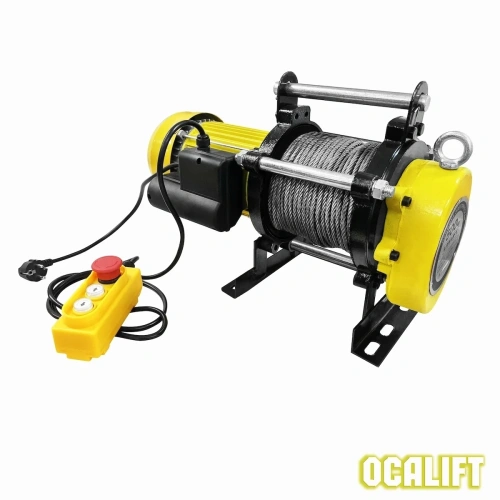 Лебедка электрическая LITELIFT KCD-500 кг 100м 220в по ценам производителя в Москве с доставкой по всей России