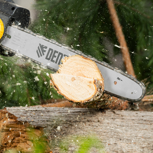 Пила цепная электрическая EDS-2000, 2 кВт,продольная, шина 40 см, шаг 3/8, паз 1.3 мм, 56 звеньев Denzel по ценам производителя в Москве с доставкой по всей России