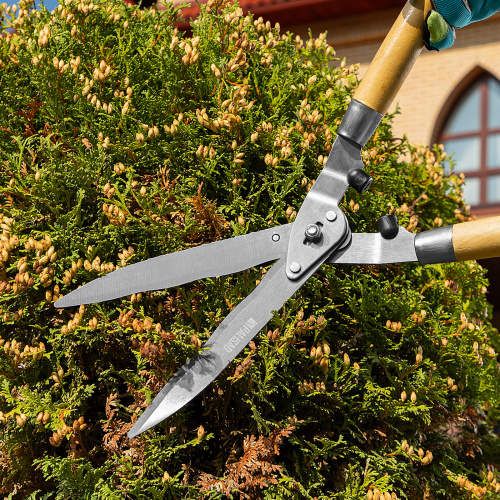 Кусторез, 520 мм, волнистые лезвия, деревянные рукоятки, Palisad по ценам производителя в Москве с доставкой по всей России