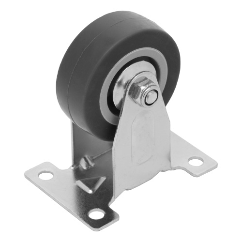 Колесо неповоротное D 50 мм, крепление  платформенное Сибртех по ценам производителя в Москве с доставкой по всей России