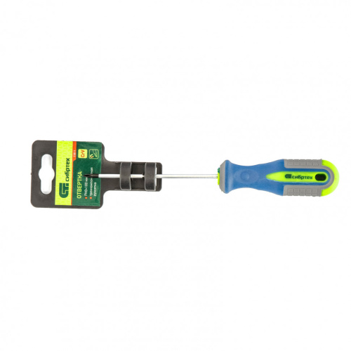 Отвертка, PH0 х 100 мм, CrV, трехкомпонентная рукоятка Сибртех по ценам производителя в Москве с доставкой по всей России