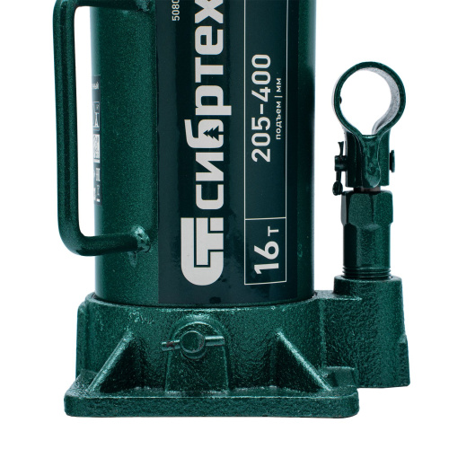 Домкрат гидравлический бутылочный, 16 т, 205-400 мм Сибртех по ценам производителя в Москве с доставкой по всей России