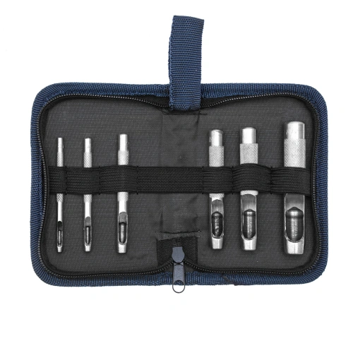 Набор пробойников для кожи 3 4 6 8 10 12.5 мм, 6 шт, чехол Сибртех по ценам производителя в Москве с доставкой по всей России