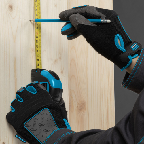 Рулетка "Schlagfest",3 м x 19 мм,магнитный обрезиненный зацеп,двусторонняя шкала,Нейлоновое покрытие,автоматическая фиксация Gross по ценам производителя в Москве с доставкой по всей России