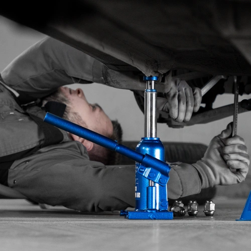 Домкрат гидравлический бутылочный телескопический, 2 т, H подъема 170-380 мм Stels по ценам производителя в Москве с доставкой по всей России