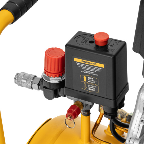 Компрессор воздушный DC1500/24, прямой привод, 1.5 кВт, 24 литра, 220 л/мин Denzel по ценам производителя в Москве с доставкой по всей России