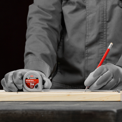 Рулетка Fine,3 м х 16 мм,пластиковый корпус Matrix по ценам производителя в Москве с доставкой по всей России