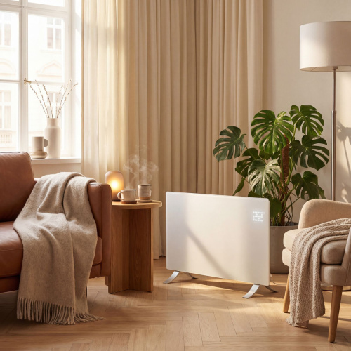 Конвектор электрический OptiPrime-2000, Wi-Fi, тачскрин, цифровой термостат, 2000 Вт Denzel по ценам производителя в Москве с доставкой по всей России