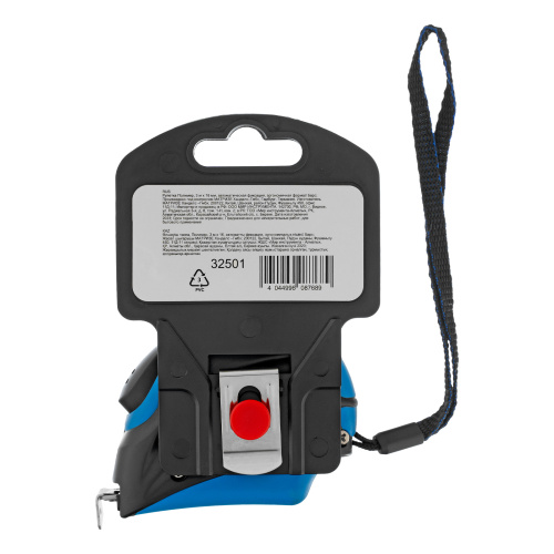 Рулетка Полимер,3 м х 16 мм,автоматическая фиксация,эргономичная форма Барс по ценам производителя в Москве с доставкой по всей России