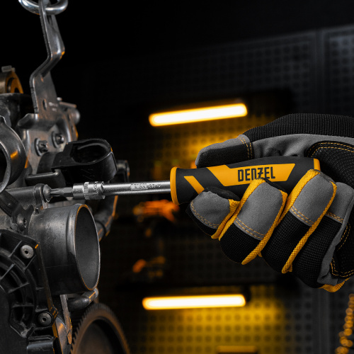 Набор инструментов, 1/2", 1/4", CrV, S2, пластиковый кейс, 94 предмета Denzel по ценам производителя в Москве с доставкой по всей России