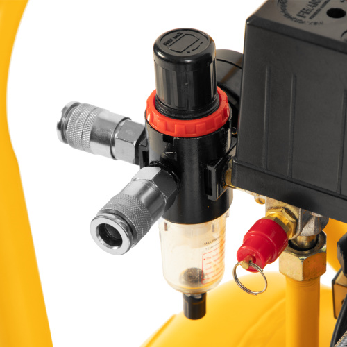 Компрессор безмасляный, малошумный DLS 1500/50, 1500 ВТ, 2x750, 50 л, 260 л/мин Denzel по ценам производителя в Москве с доставкой по всей России