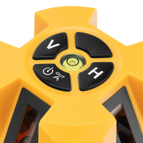 Лазерный уровень LX3, 10 м, ± 0,3 мм/1 м, 635 нм, 4 вертикальных, 1 горизонтальная плоскости, резьба 5/8" Denzel по ценам производителя в Москве с доставкой по всей России