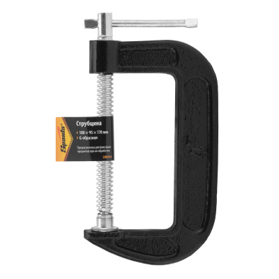 Струбцина G-образная, 100 мм Sparta по ценам производителя в Москве с доставкой по всей России