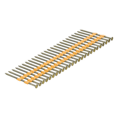 Гвозди для пнев. нейлера (крашен.) длина - 65 мм, диам. - 2,9 мм, 2000 шт. Denzel по ценам производителя в Москве с доставкой по всей России