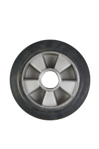 Колесо резиновое 200х50 мм без подшипника для тележек гидравлических BF/WB/RHP по ценам производителя в Москве с доставкой по всей России