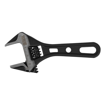 Ключ разводной 115 мм, CrV, кованый, укороченная рукоятка Denzel по ценам производителя в Москве с доставкой по всей России