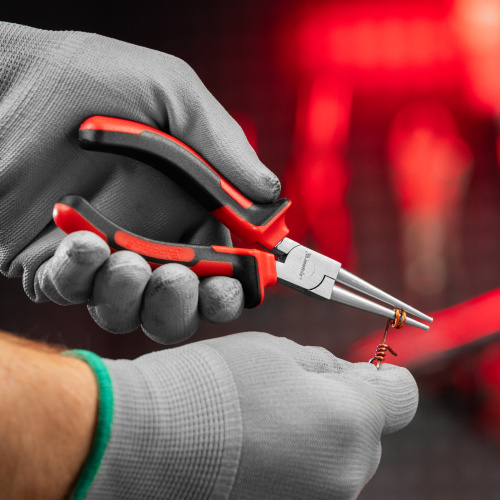 Круглогубцы Nickel, 160 мм, никелированные, двухкомпонентные рукоятки Matrix по ценам производителя в Москве с доставкой по всей России