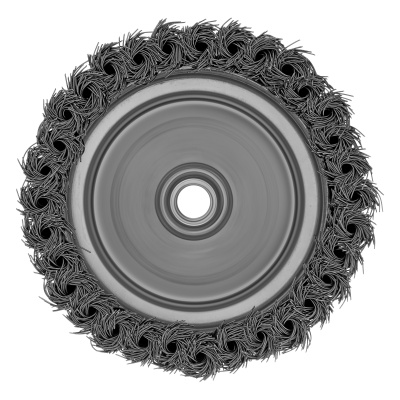 Щетка для УШМ Heavy Duty, 125 мм, М14, "чашка", крученая проволока 0.5 мм Matrix по ценам производителя в Москве с доставкой по всей России