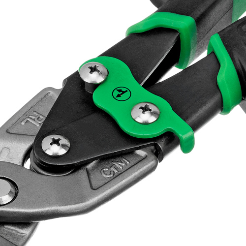 Ножницы по металлу "Piranha", 270 мм, прямой и правый проходной рез, сталь СrMo, двухкомпонентные рукоятки Gross по ценам производителя в Москве с доставкой по всей России