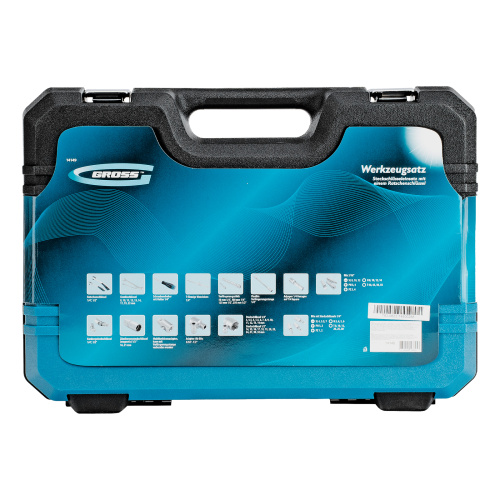 Набор инструментов, 1/4", 1/2", CrV, 120 зубьев, 82 предмета Gross по ценам производителя в Москве с доставкой по всей России