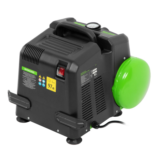 Компрессор воздушный безмаслянный BL 1100/6 1100Вт, ресивер 6 литров, 180 л/мин Сибртех по ценам производителя в Москве с доставкой по всей России