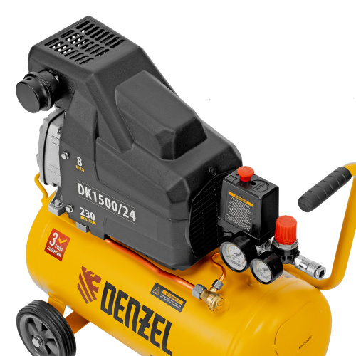 Компрессор воздушный DK1500/24, Х-PRO 1.5 кВт, 230 л/мин, 24 л Denzel по ценам производителя в Москве с доставкой по всей России
