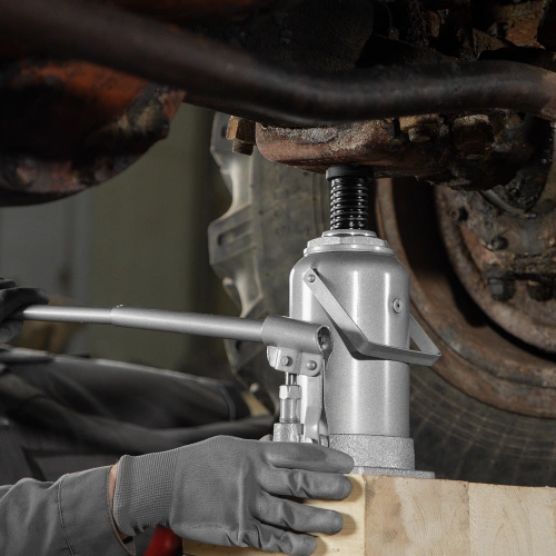 Домкрат гидравлический бутылочный, 20 т, h подъема 244-449 мм Matrix по ценам производителя в Москве с доставкой по всей России