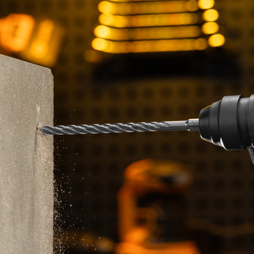 Бур по бетону, цельная крестовая пластина, 10x215 мм, SDS PLUS Denzel по ценам производителя в Москве с доставкой по всей России