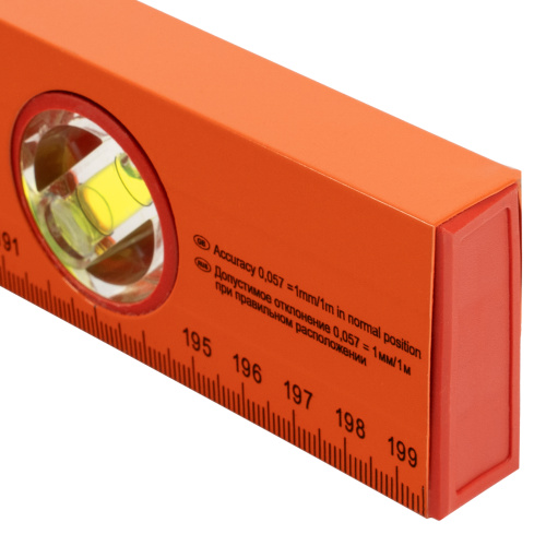 Уровень алюминиевый, 2000 мм, 3 глазка, желтый, линейка Sparta по ценам производителя в Москве с доставкой по всей России