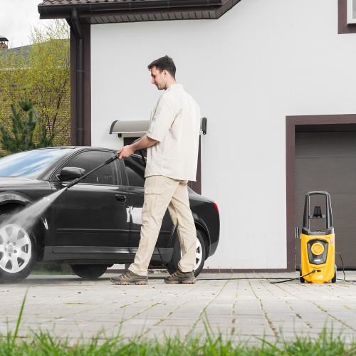 Моечная машина высокого давления R-170, 2000 Вт, 170 бар, 360 л/ч, колесная Denzel по ценам производителя в Москве с доставкой по всей России