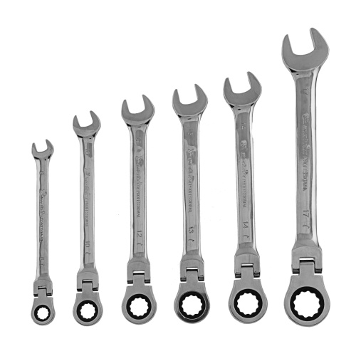 Набор ключей комбинированных, трещеточных шарнирных 6 шт Matrix по ценам производителя в Москве с доставкой по всей России